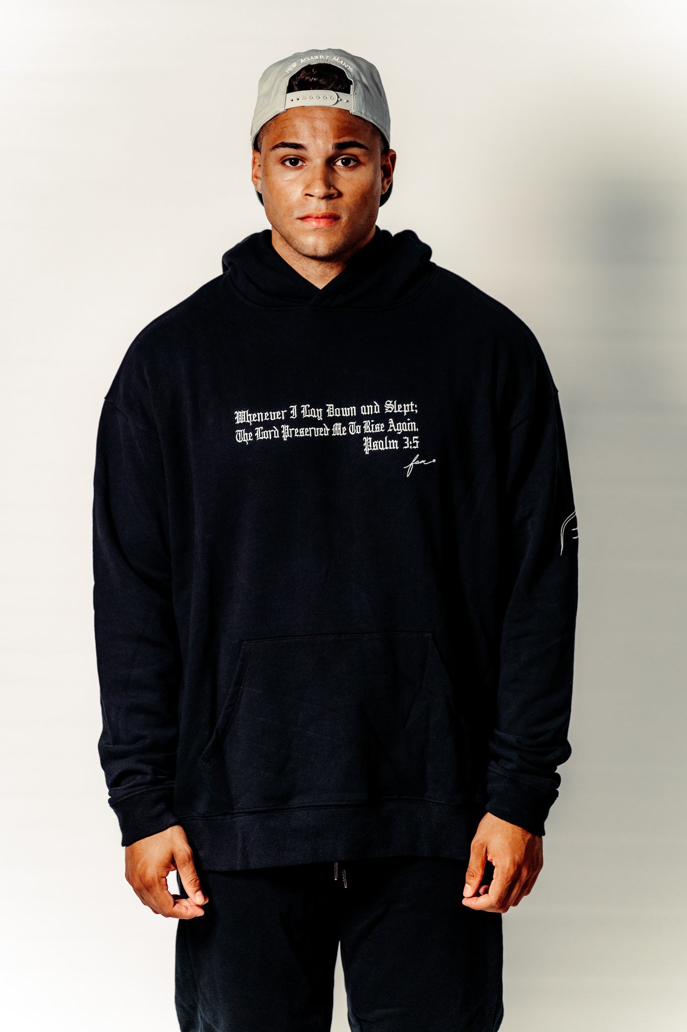 Fam - Cut and Sew Hoodie - Psalm 3