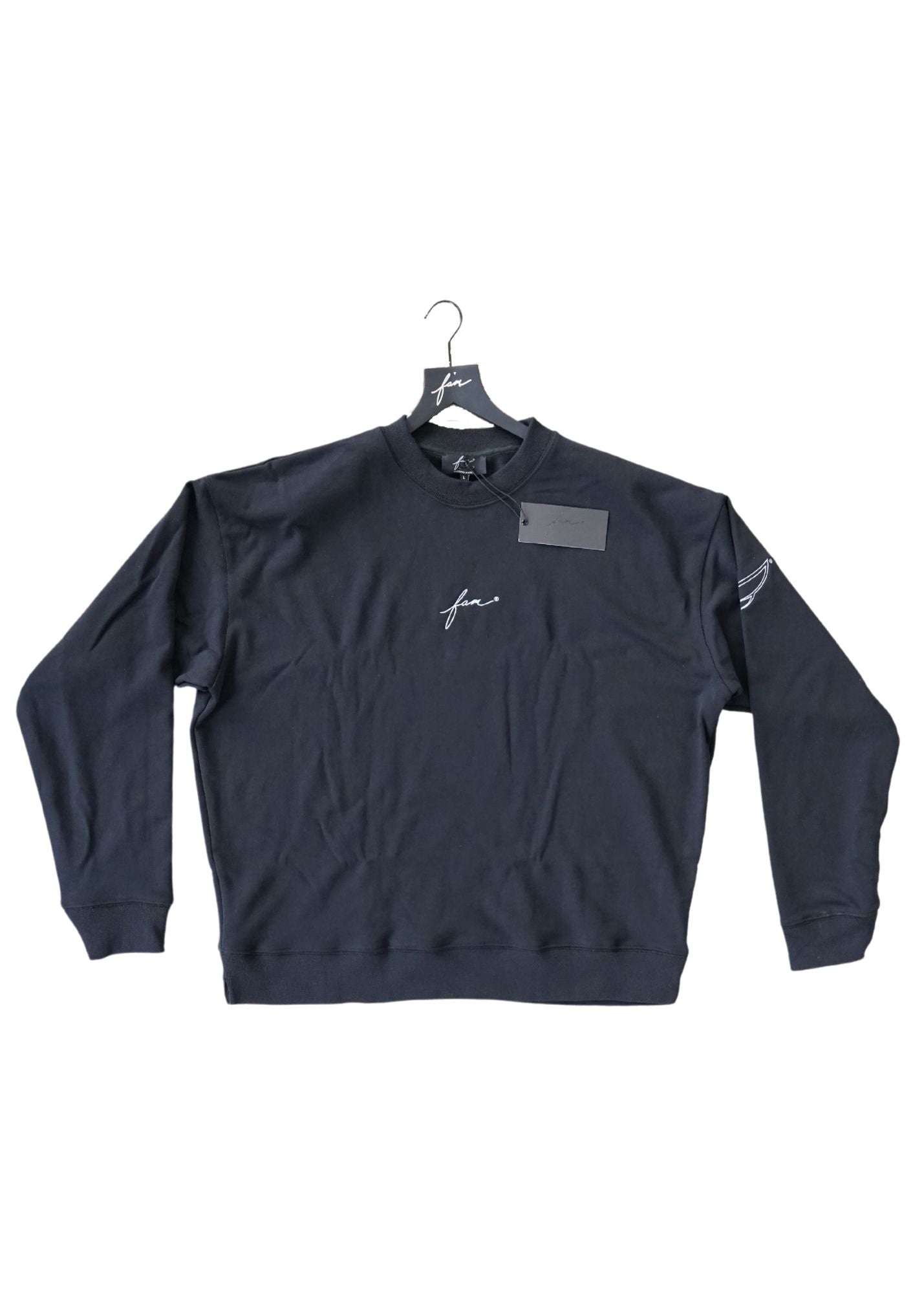 Fam - Cut and Sew Crewneck Sweater - Script Fam Logo