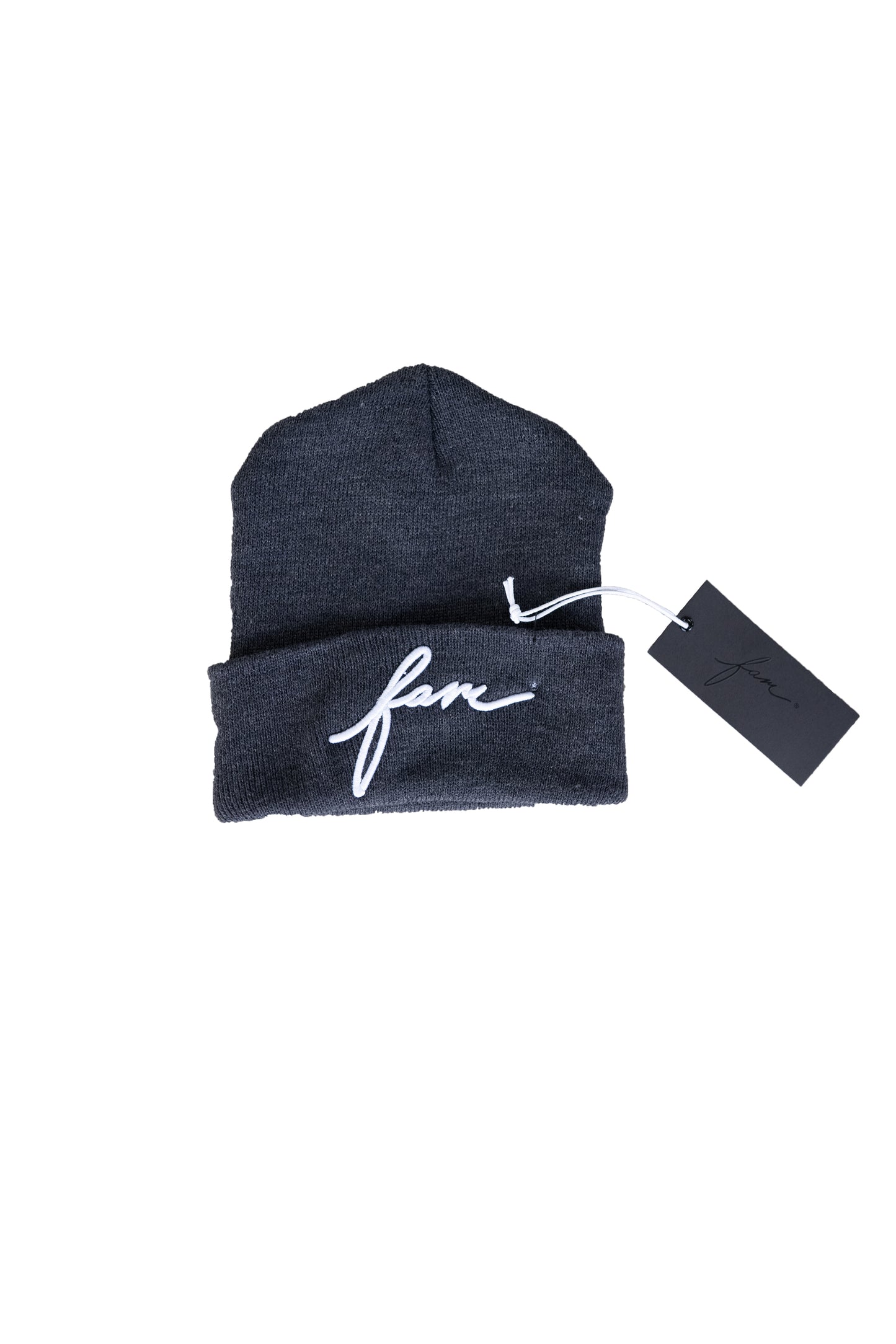 Fam - Script Fam Beanie - Charcoal