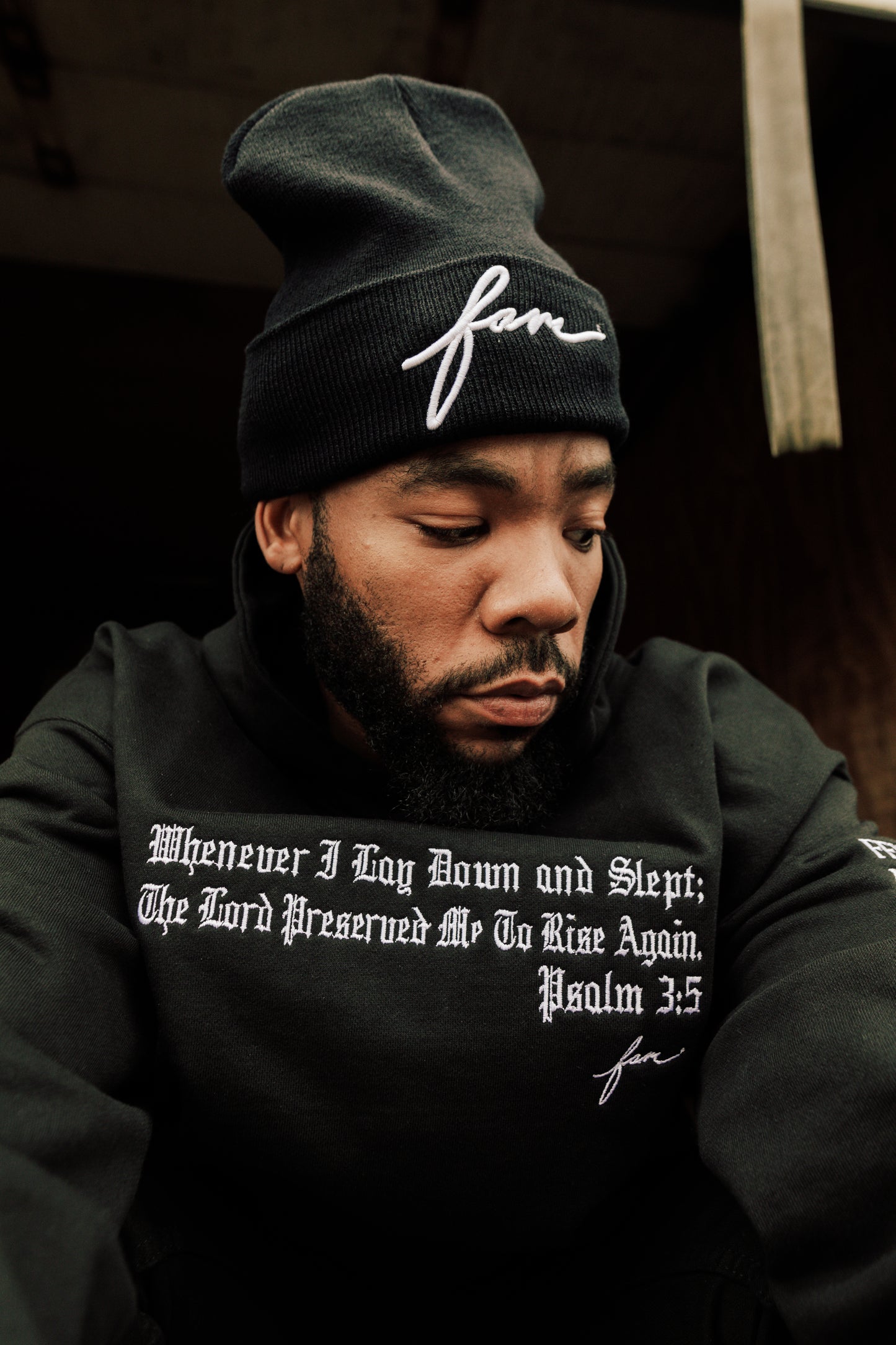 Fam - Script Fam Beanie - Black