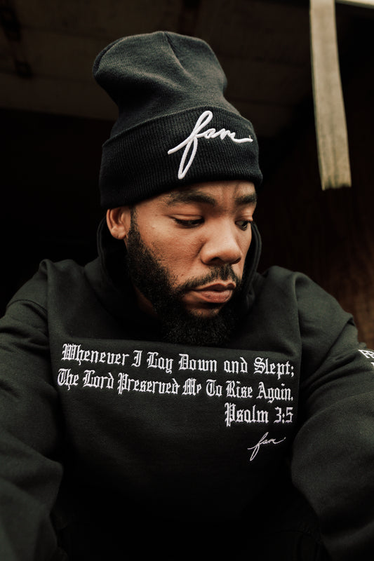 Fam - Script Fam Beanie - Black